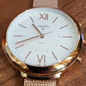 Fossil Q Hybrid Smartwatch Rose Gold/Rose Gold EUC